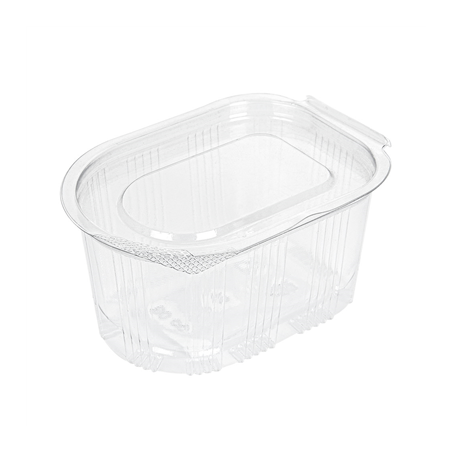 Image PETITS POTS + COUVERCLE INCLUS 80 ML 7,5x5,5x3,7 CM TRANSPARENT PET (1000 UNITÉ) #1