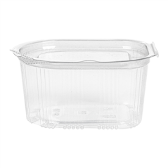 PETITS POTS + COUVERCLE INCLUS 80 ML 7,5x5,5x3,7 CM TRANSPARENT PET (1000 UNITÉ)