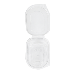 Image PETITS POTS + COUVERCLE INCLUS 80 ML 7,5x5,5x3,7 CM TRANSPARENT PET (1000 UNITÉ) #4