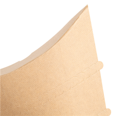 RÉCIPIENTS POUR CRÊPES 'THEPACK' 220 G/M2 22/9,5x4x16,8 CM MARRON CARTON ONDULÉ NANO-MICRO (500 UNITÉ)