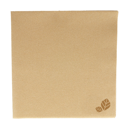 Image SERVIETTES P. 1/4  55 G/M2 20x20 CM NATUREL AIRLAID (3600 UNITÉ) #1