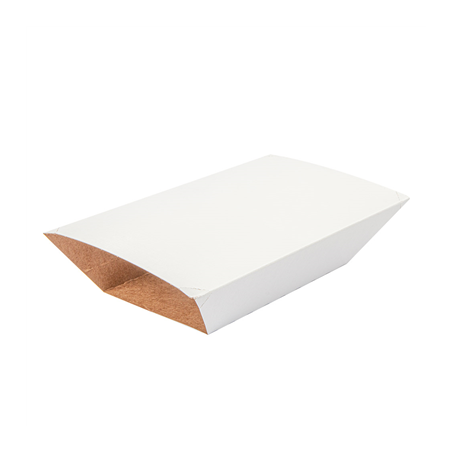 Image HOUSSES POUR BARQUETTES 'THEPACK' 1440 G 250 G/M2 13,9x9x6,7 CM BLANC CARTON ONDULÉ NANO-MICRO (600 UNITÉ) #1