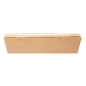 BOÎTES SANDWICH AVEC FENÊTRE - BAGUETTE 'THEPACK' 220 G/M2 + OPP 27,5x8x6,2 CM NATUREL CARTON ONDULÉ NANO-MICRO (200 UNITÉ) Image BOÎTES SANDWICH AVEC FENÊTRE - BAGUETTE 'THEPACK' 220 G/M2 + OPP 27,5x8x6,2 CM NATUREL CARTON ONDULÉ NANO-MICRO (200 UNITÉ