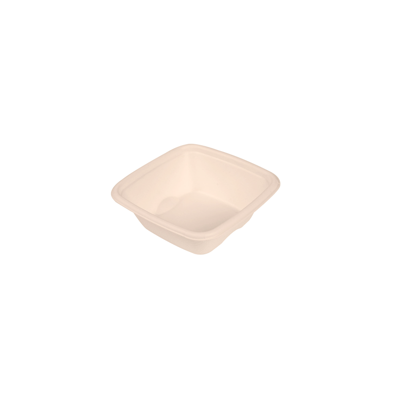 PETITS POTS 'BIONIC' 70 ML 7,7x7,7x2,7 CM NATUREL BAGASSE (600 UNITÉ)