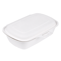 COQUILLES 'BIONIC' 900 ML 22,4x14x6 CM BLANC BAGASSE (400 UNITÉ)