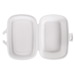 Image COQUILLES 'BIONIC' 900 ML 22,4x14x6 CM BLANC BAGASSE (400 UNITÉ) #4