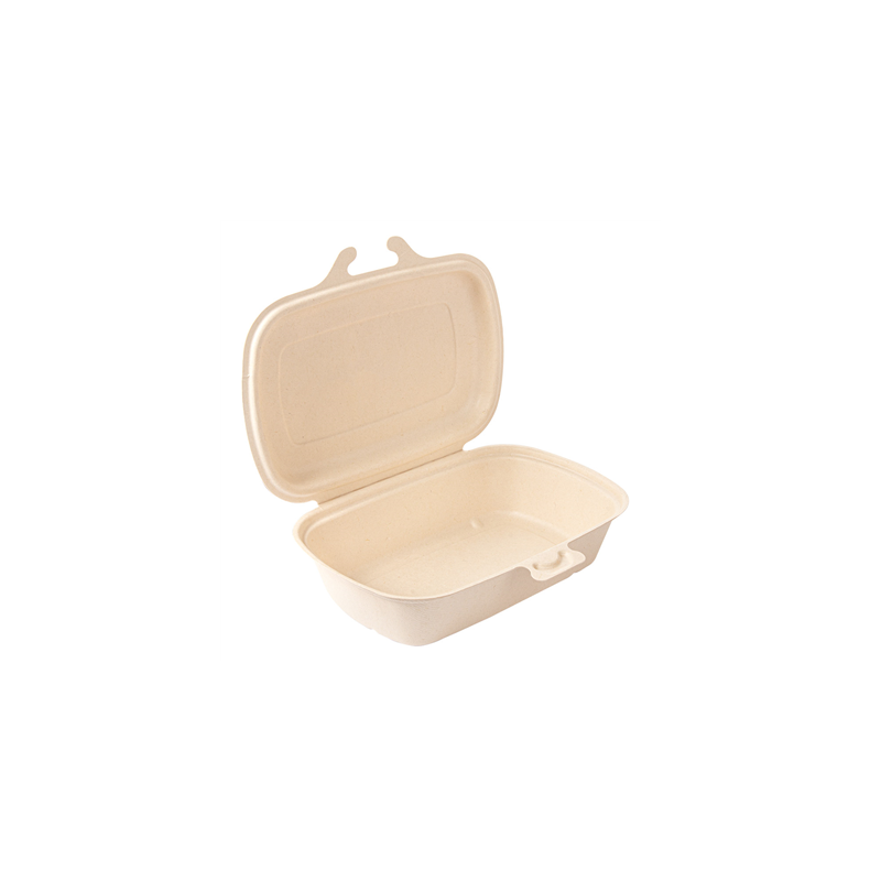 COQUILLES 'BIONIC' 900 ML 22,4x14x6 CM NATUREL BAGASSE (400 UNITÉ)