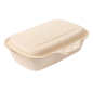Image COQUILLES 'BIONIC' 900 ML 22,4x14x6 CM NATUREL BAGASSE (400 UNITÉ) #2