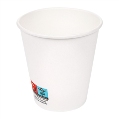 Image GOBELETS BOISSONS CHAUDES 1 PAROI 300 ML 300 + 18 PE G/M2 Ø9/6x9,5 CM BLANC CARTON (1000 UNITÉ) #1