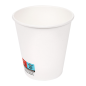 Image GOBELETS BOISSONS CHAUDES 1 PAROI 300 ML 300 + 18 PE G/M2 Ø9/6x9,5 CM BLANC CARTON (1000 UNITÉ) #1