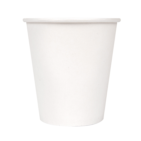 GOBELETS BOISSONS CHAUDES 1 PAROI 300 ML 300 + 18 PE G/M2 Ø9/6x9,5 CM BLANC CARTON (1000 UNITÉ)