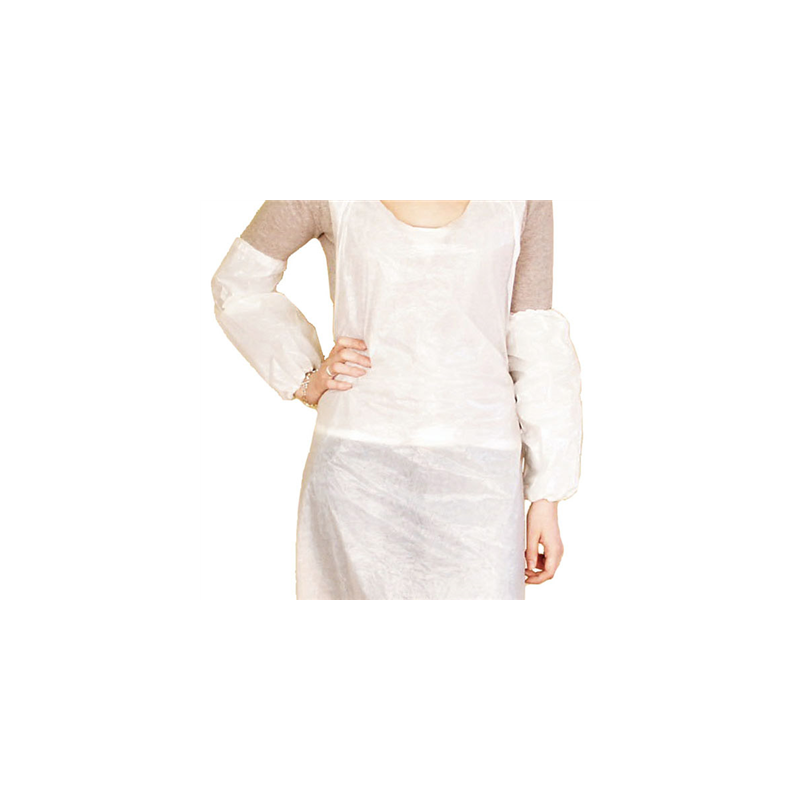 MANCHONS ÉLASTIQUES  40µ 36 CM BLANC LDPE (100 UNITÉ)