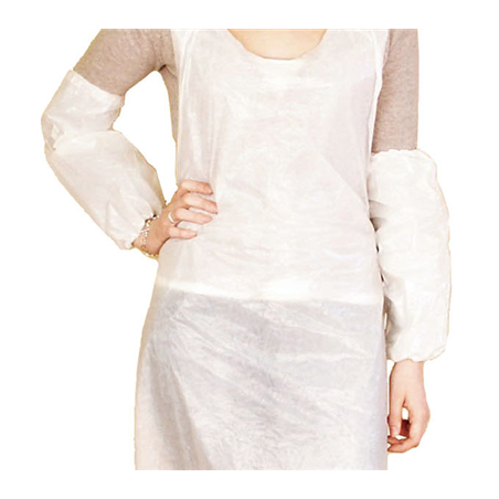 Image MANCHONS ÉLASTIQUES  40µ 36 CM BLANC LDPE (100 UNITÉ) #1