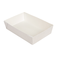 Image BOÎTES 'THEPACK' 230 + 12PP G/M2 22x15x5 CM BLANC CARTON ONDULÉ NANO-MICRO (200 UNITÉ) #1