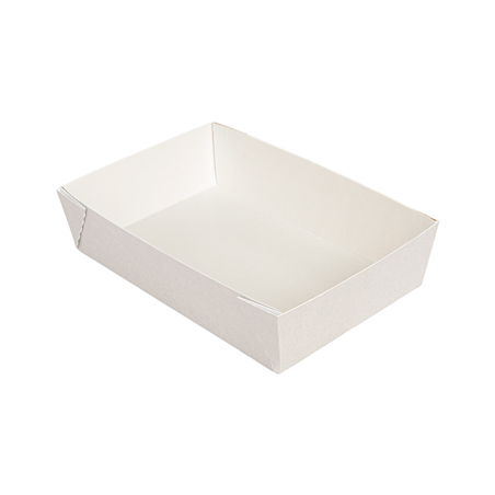 Image BOÎTES 'THEPACK' 230 + 12PP G/M2 22x15x5 CM BLANC CARTON ONDULÉ NANO-MICRO (200 UNITÉ) #1