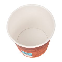 Image GOBELETS BOISSONS CHAUDES 1 PAROI 'ARIZONA' 120 ML 230 + 18 PE G/M2 Ø6,2/4,5x6 CM MARRON CARTON (1000 UNITÉ) #3