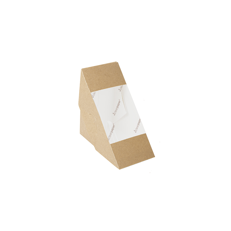 BOÎTES SANDWICH AVEC FENÊTRE ECO - DOBLE 'THEPACK' 220 G/M2 12,4x12,4x7,5 CM NATUREL CARTON ONDULÉ NANO-MICRO (500 UNITÉ) BOÎTES SANDWICH AVEC FENÊTRE ECO - DOBLE 'THEPACK' 220 G/M2 12,4x12,4x7,5 CM NATUREL CARTON ONDULÉ NANO-MICRO (500 UNITÉ)