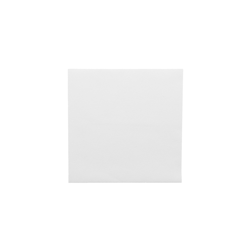 SERVIETTES P. 1/4  55 G/M2 50x50 CM BLANC AIRLAID (400 UNITÉ)