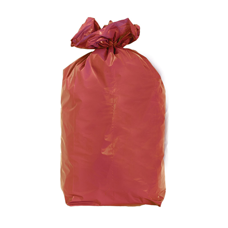 Image 20 U. SACS POUBELLE COULEUR 110 L 70µ 70x110 CM ROUGE LDPE (5 UNITÉ) #1