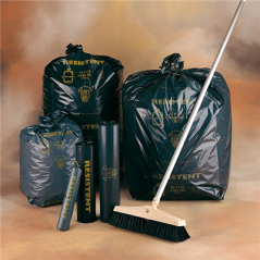 Image 20 U. SACS POUBELLE 50 L 40µ 68x80 CM NOIR LDPE (5 UNITÉ) #1