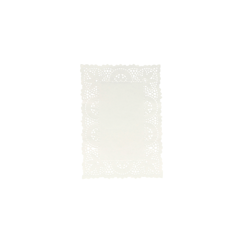 DENTELLES RECTANGULAIRES 47 G/M2 21x15 CM BLANC PAPIER (250 UNITÉ) DENTELLES RECTANGULAIRES 47 G/M2 21x15 CM BLANC PAPIER (250 UNITÉ)