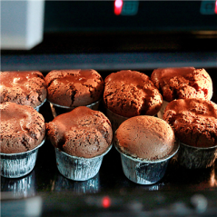 RÉCIPIENTS PÂTISSERIE 120 ML Ø 8,5/7,6x3,9 CM ALUMINIUM (100 UNITÉ)