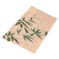 Image SACHETS CROISSANTS 'FEEL GREEN' 32 G/M2 14+7x22 CM NATUREL KRAFT (500 UNITÉ) #1