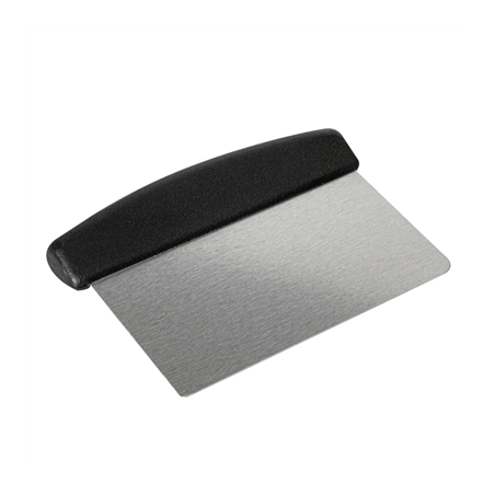 Image SPATULE/GRATTOIR PÂTE À PIZZA  11x15,2 CM ARGENTE INOX (1 UNITÉ) #1