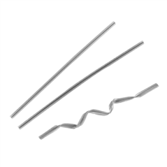 Image FERMETURES SACHETS 9,5 CM ARGENTE METAL (100 UNITÉ) #1