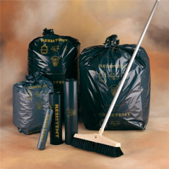 Image 10 U. SACS POUBELLE 130 L 70µ 88x115 CM NOIR LDPE (10 UNITÉ) #1