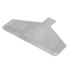 Image COUTEAUX RACLEUR GRILL POUR RÉFÉRENCE 224.41 12,8x7,7 CM ARGENTE ACIER (1 UNITÉ) #1
