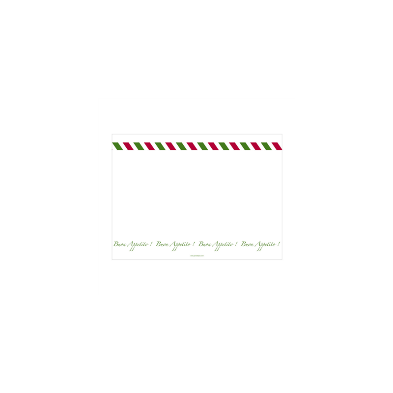 NAPPES "ITALIEN"  55 G/M2 30x40 CM BLANC AIRLAID (800 UNITÉ)