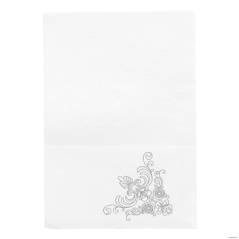 Image SERVIETTES MINI SERVIS ECOLABEL 1 PLI 'TRADITION' 20 G/M2 17x17 CM BLANC CELLULOSE (9600 UNITÉ) #1