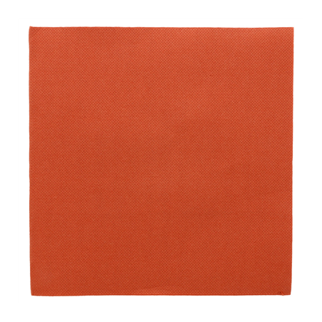 Image SERVIETTES ECOLABEL 'DOUBLE POINT' 18 G/M2 39x39 CM ROUSSILLON OUATE (1200 UNITÉ) #1