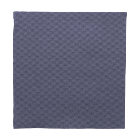 Image SERVIETTES ECOLABEL 'DOUBLE POINT' 18 G/M2 39x39 CM BLEU MARINE OUATE (1200 UNITÉ) #1