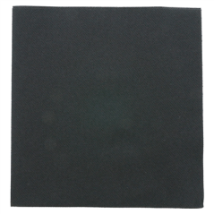 Image SERVIETTES  55 G/M2 40x40 CM NOIR AIRLAID (700 UNITÉ) #1