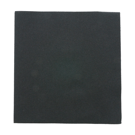 Image SERVIETTES  55 G/M2 40x40 CM NOIR AIRLAID (700 UNITÉ) #1