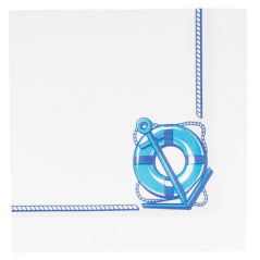 Image SERVIETTES ECOLABEL 'DOUBLE POINT - CADAQUÉS' 18 G/M2 40x40 CM BLANC OUATE (1200 UNITÉ) #1