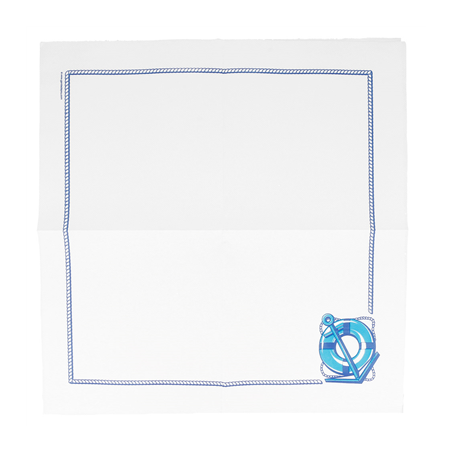 SERVIETTES ECOLABEL 'DOUBLE POINT - CADAQUÉS' 18 G/M2 40x40 CM BLANC OUATE (1200 UNITÉ)