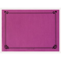 Image SETS DE TABLE  48 G/M2 31x43 CM PRUNE CELLULOSE (2000 UNITÉ) #1
