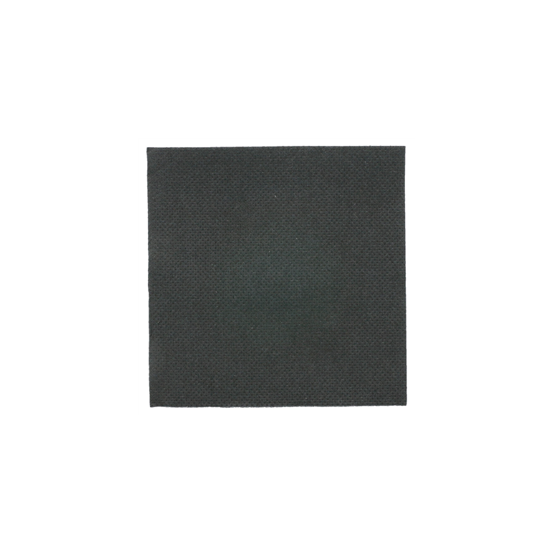 SERVIETTES ECOLABEL 'DOUBLE POINT' 18 G/M2 20x20 CM NOIR OUATE (2400 UNITÉ)