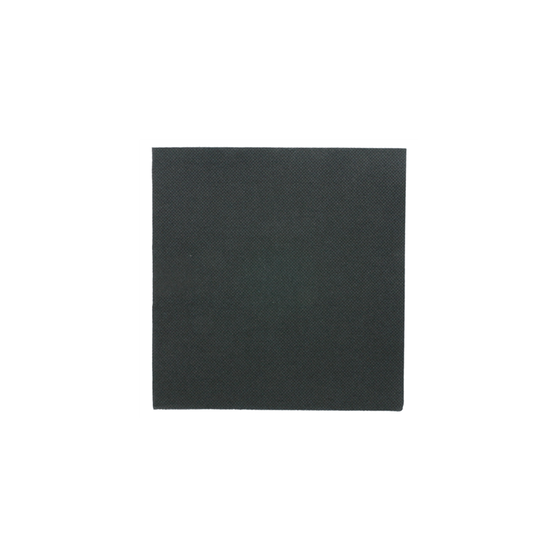 SERVIETTES ECOLABEL 'DOUBLE POINT' 18 G/M2 33x33 CM NOIR OUATE (1200 UNITÉ)