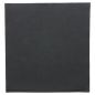 Image SERVIETTES ECOLABEL 'DOUBLE POINT' 18 G/M2 39x39 CM NOIR OUATE (1200 UNITÉ) #1