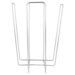 Image DISTRIBUTEUR SERVIETTES  11x11x18 CM ARGENTE INOX (1 UNITÉ) #3