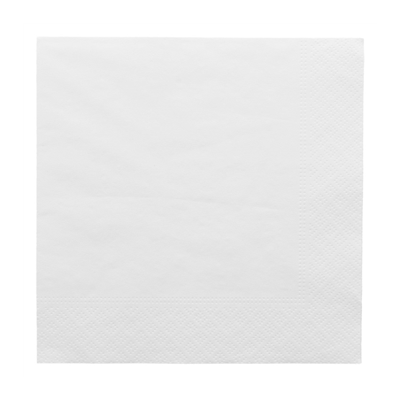 Image SERVIETTES 2 PLIS  18 G/M2 20x20 CM BLANC OUATE (4800 UNITÉ) #1