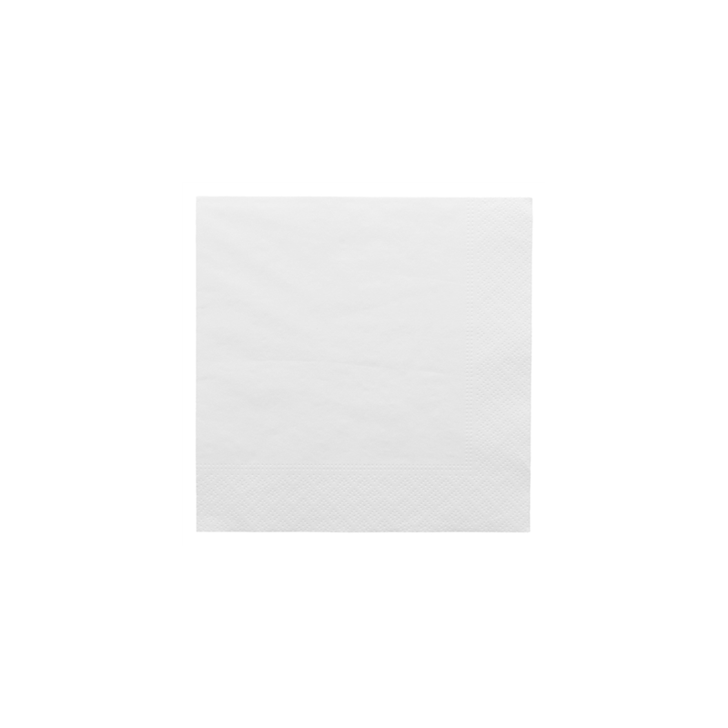 SERVIETTES ECOLABEL 2 PLIS 18 G/M2 33x33 CM BLANC OUATE (2400 UNITÉ) SERVIETTES ECOLABEL 2 PLIS 18 G/M2 33x33 CM BLANC OUATE (2400 UNITÉ)