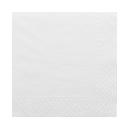 Image SERVIETTES ECOLABEL 2 PLIS  18 G/M2 33x33 CM BLANC OUATE (2400 UNITÉ) #1