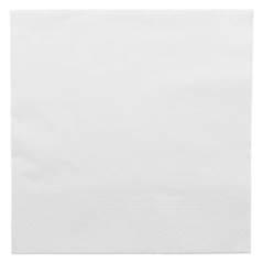 Image SERVIETTES ECOLABEL 2 PLIS  18 G/M2 39x39 CM BLANC OUATE (1600 UNITÉ) #1