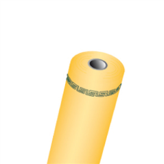 Image NAPPES EN ROULEAU  - 1,18x40 M MANDARINE AIRLAID (1 UNITÉ) #1