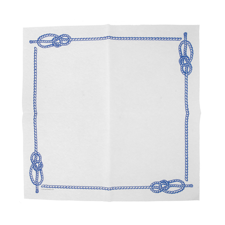 SERVIETTES "SETE"  45 G/M2 40x40 CM BLANC AIRLAID (700 UNITÉ)